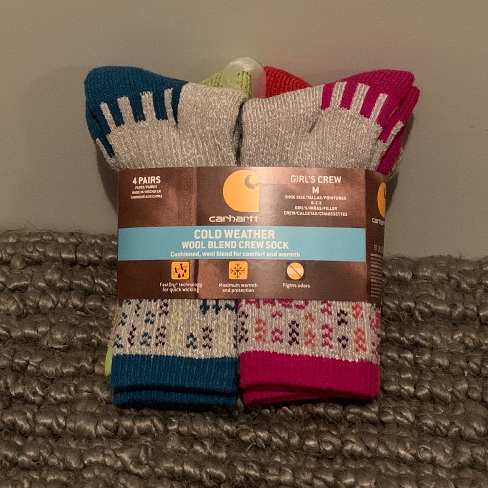 Little girls Carhartt socks.